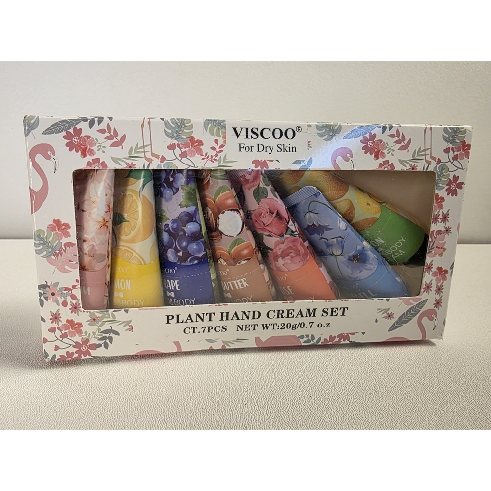 Viscoo‎ 7-Piece Plant Hand Cream Set For Dry Skin